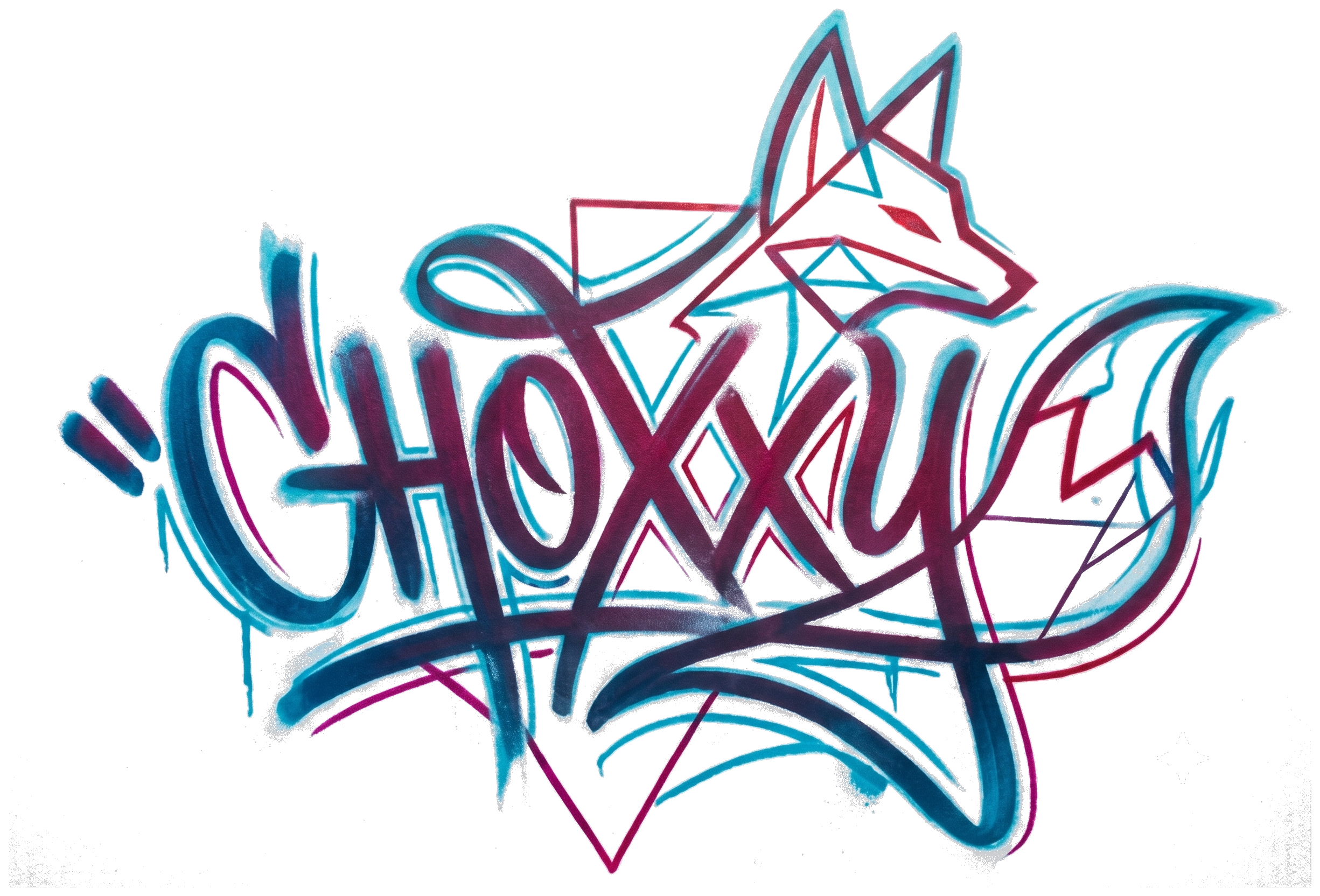 Choxxy graffiti signature